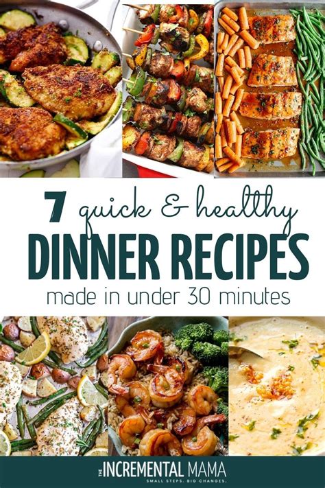 Dinner in 30 Minutes or Less!