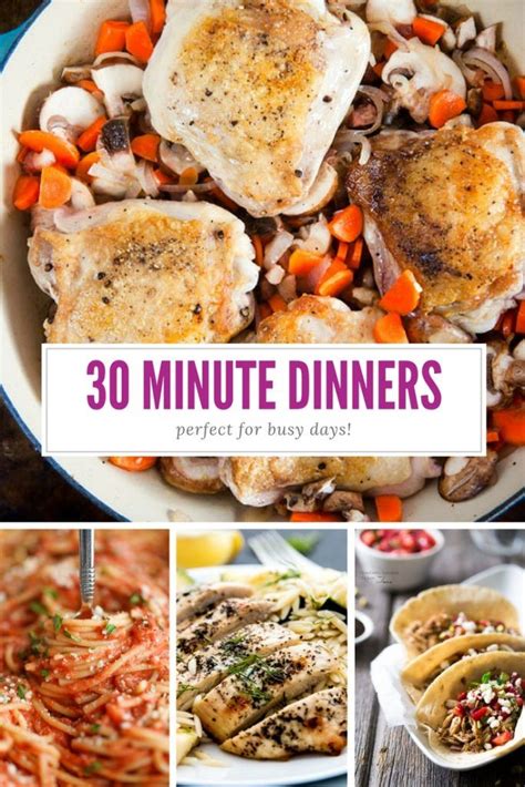 Effortless 30-Minute Dinners