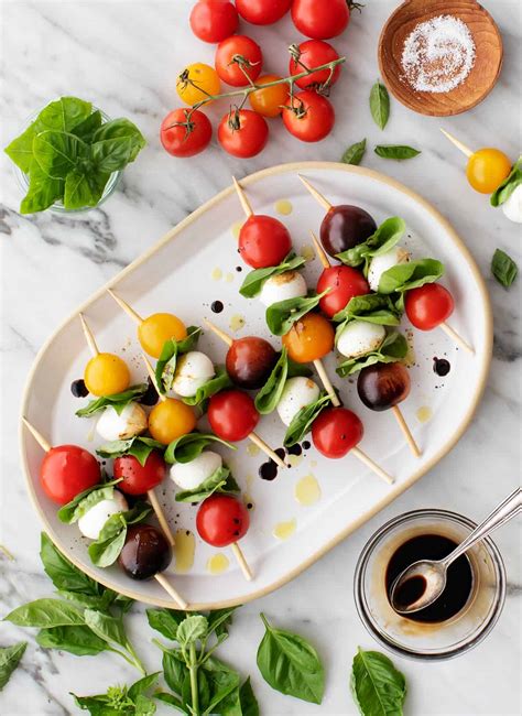 Quick and Easy Caprese Skewers