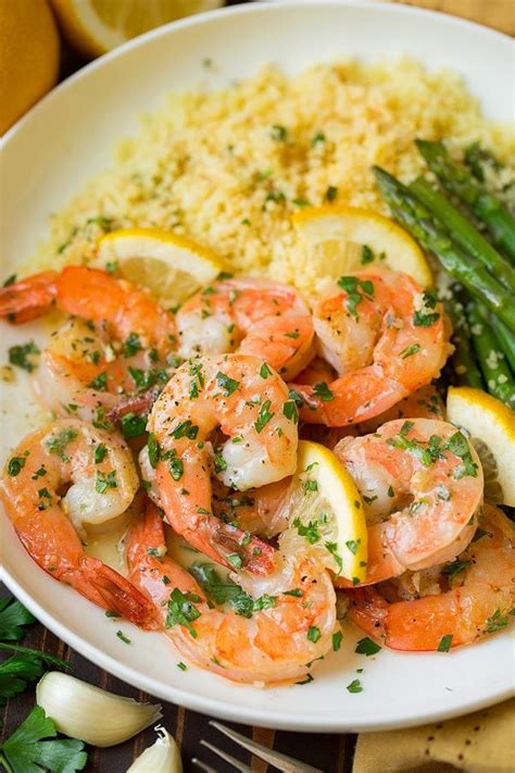 Savory Lemon Butter Garlic Shrimp