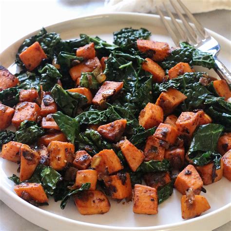 Sweet Potato and Kale Hash Browns
