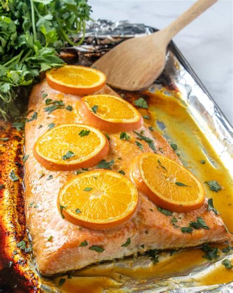 Tangy Orange Glazed Salmon Recipe