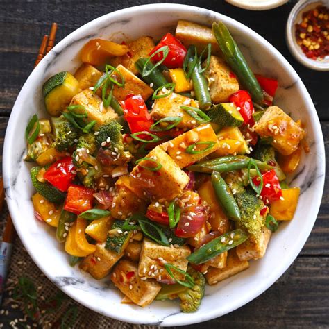 Tasty Tofu Stir-Fry Feast