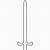 pinterest free printable template for a sword