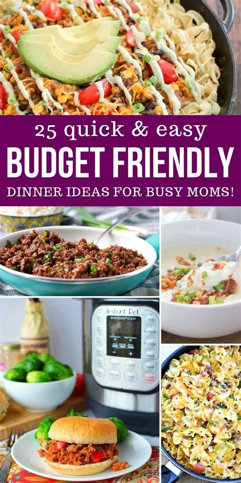 Budget-Friendly Dinners