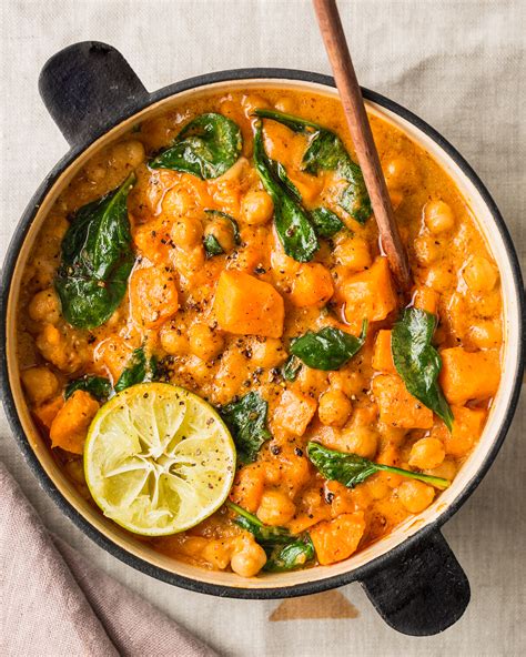 Delicious Sweet Potato Chickpea Curry
