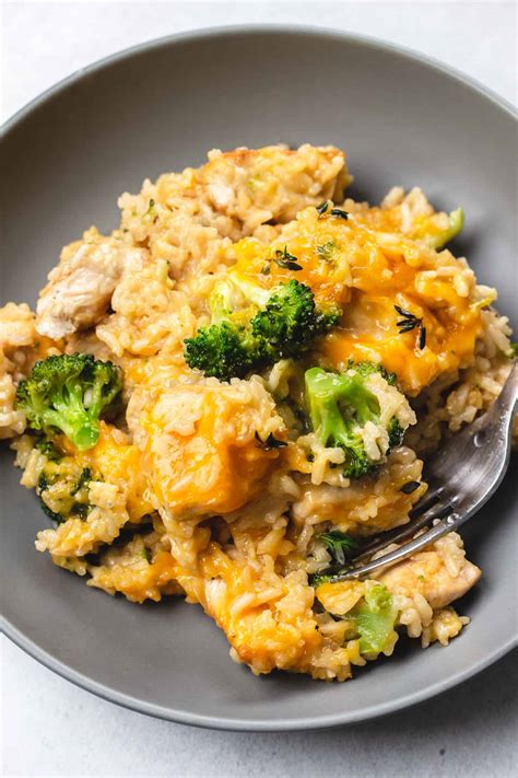 One-Pan Cheesy Chicken and Rice
