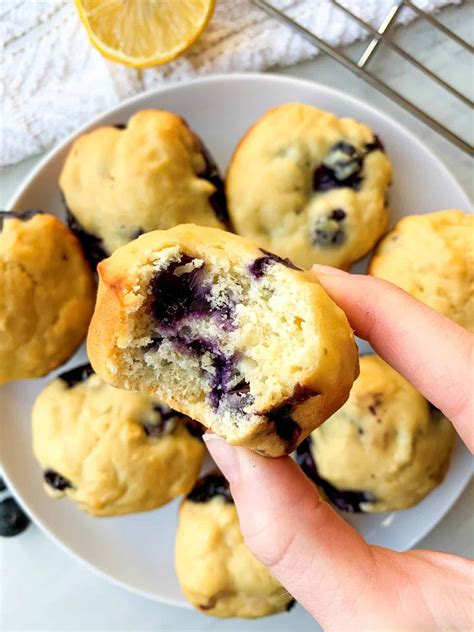 Simple Lemon Blueberry Muffins