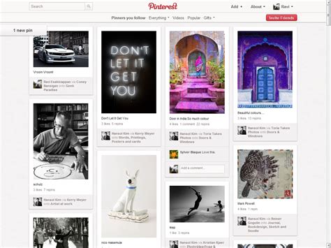 pinterest home page 2012
