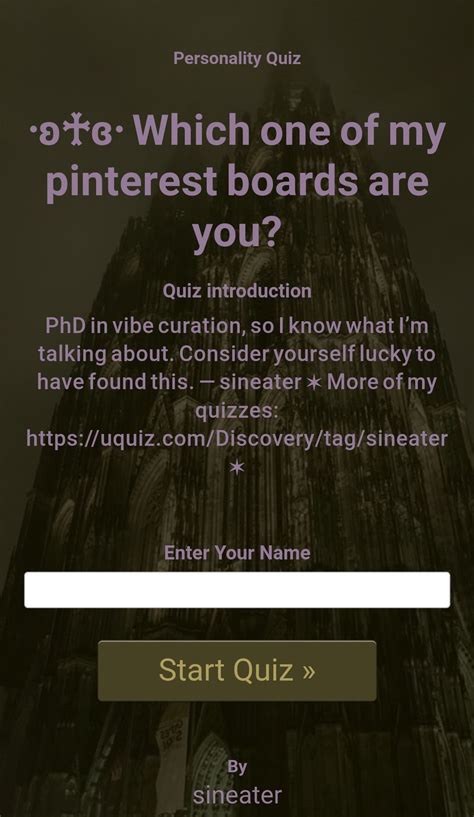 Pinterest Quizzes