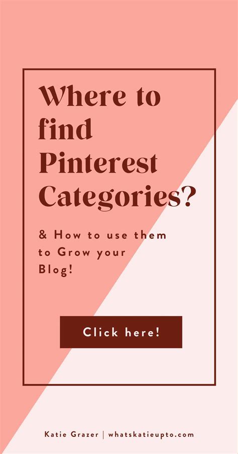 pinterest search categories by topic