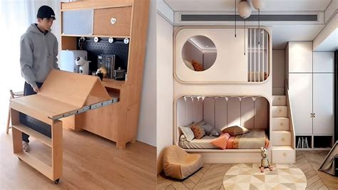 9. Compact Room with Multifunctional Furniture