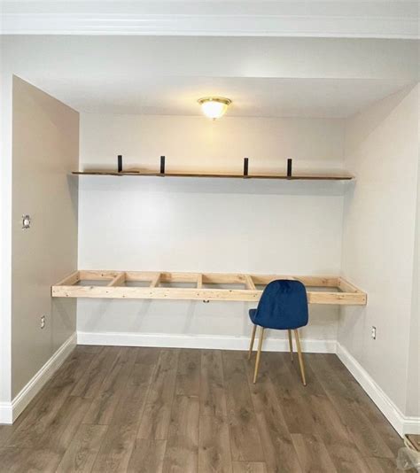 Floating Desk with Underneath Storage