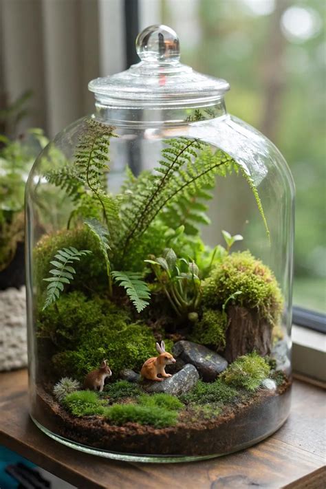 Nature-Inspired Terrarium Display