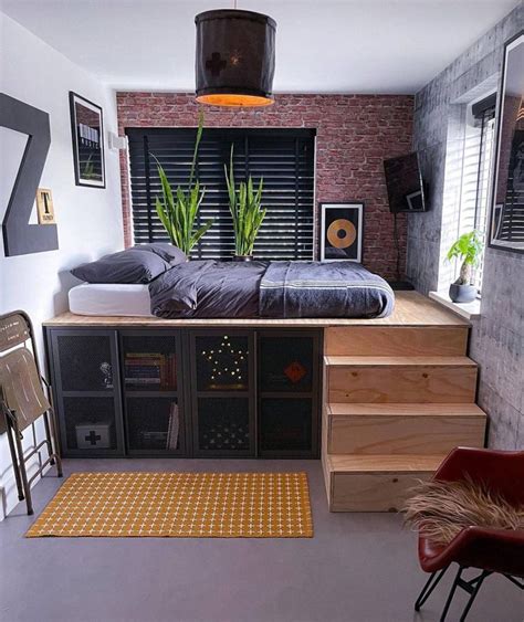 Platform Bed with Storage