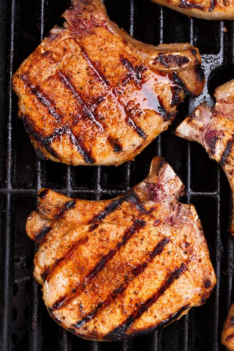 Grilled Honey Lime Glazed Pork Chops
