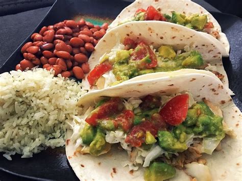 Pinto Beans Fish Tacos