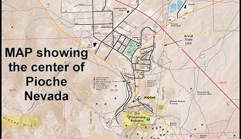 Pioche Nevada Map Mining Town History, Ghost Town, Bars, Hotels, RV