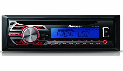 Pioneer DEH1700UB CD/MP3 Car Stereo FLAC Playback Front
