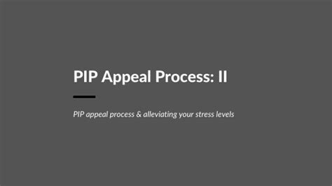 pip appeal process