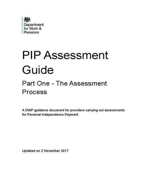 pip assessment guide part 1 pdf