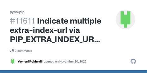 pip extra information