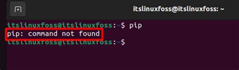 pip install command not found == 0.3