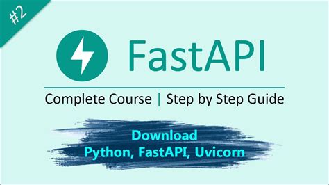 pip install fastapi uvicorn python multipart