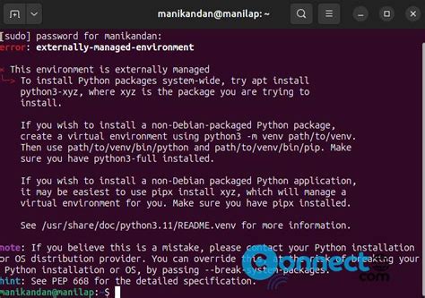pip install pandas error externally-managed-environment