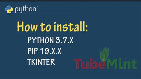 pip install tkinter python