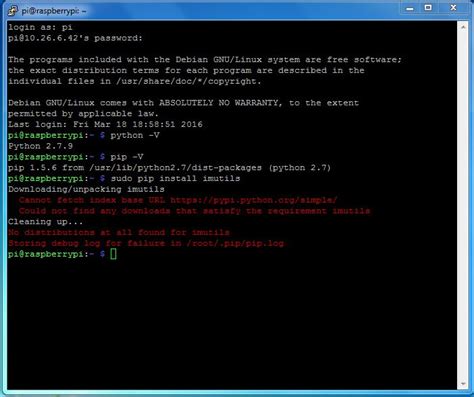 pip not working raspberry pi
