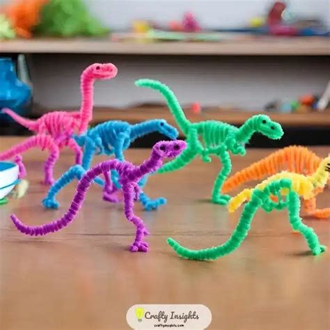 Pipe Cleaners Dinosaurs