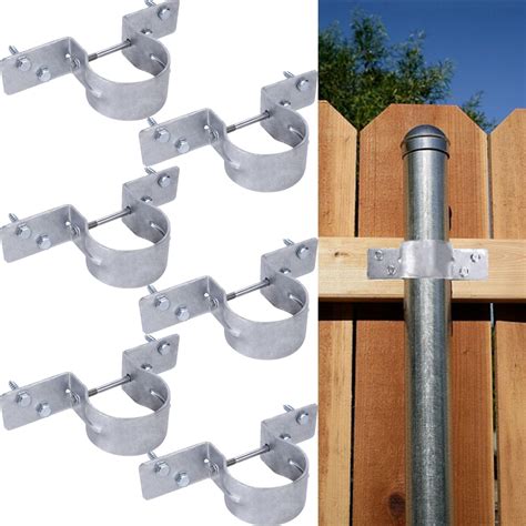 Pipe Fence Post Brackets