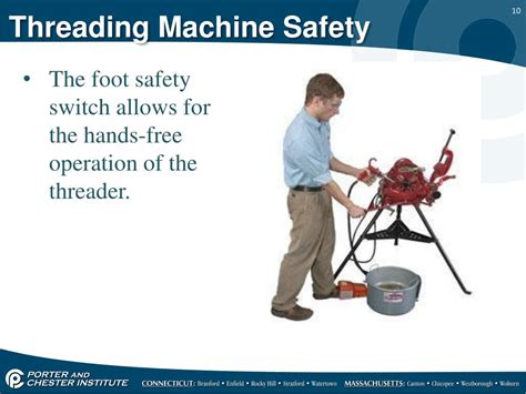 Pipe Threading Machine Safety