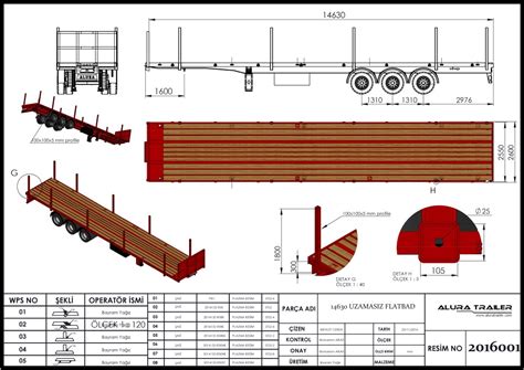 Pipe Trailer Dimensions