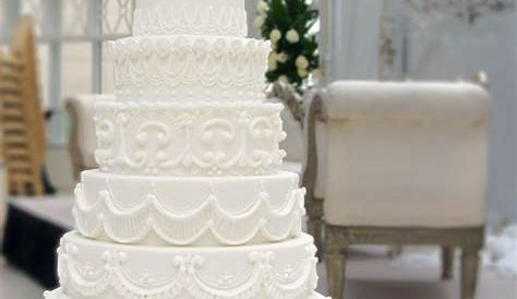 Piped Wedding Cake Designs