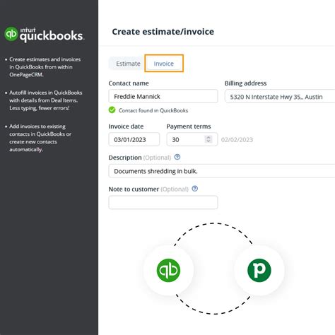 pipedrive integration with quickbooks