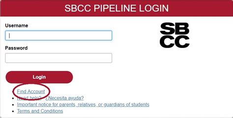 pipeline sbcc login