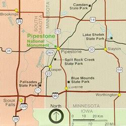 Pipestone Directions