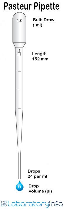 Pipette Pasteur Definition