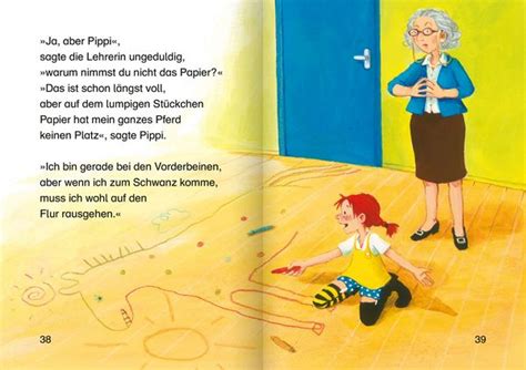 pippi langstrumpf geht in die schule text