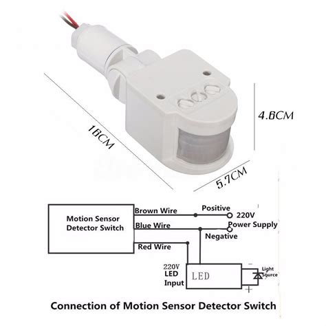 How to wire PIR sensor light. YouTube