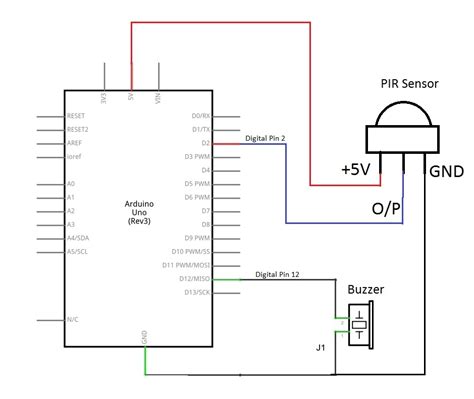 Pir Sensor Circuit Using Arduino Uno