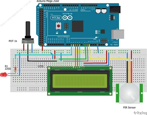Pir Sensor Lcd Arduino