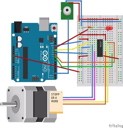 Pir Sensor With Arduino Activate Stepper Motor