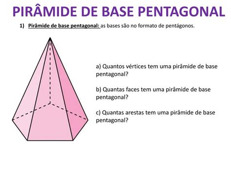 Pirâmide De Base Pentagonal Vertices Arestas E Faces ASKBRAIN