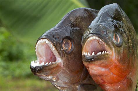 Piranha swimming