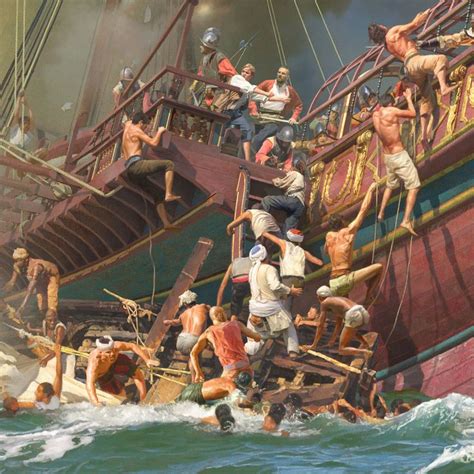 pirate ship boarding