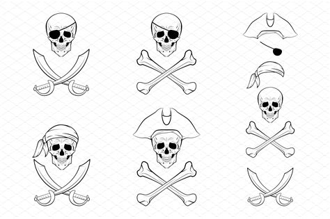 Pirate Skull Template Printable