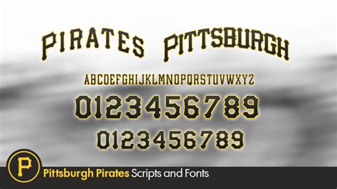 Pirates Baseball Logo Font